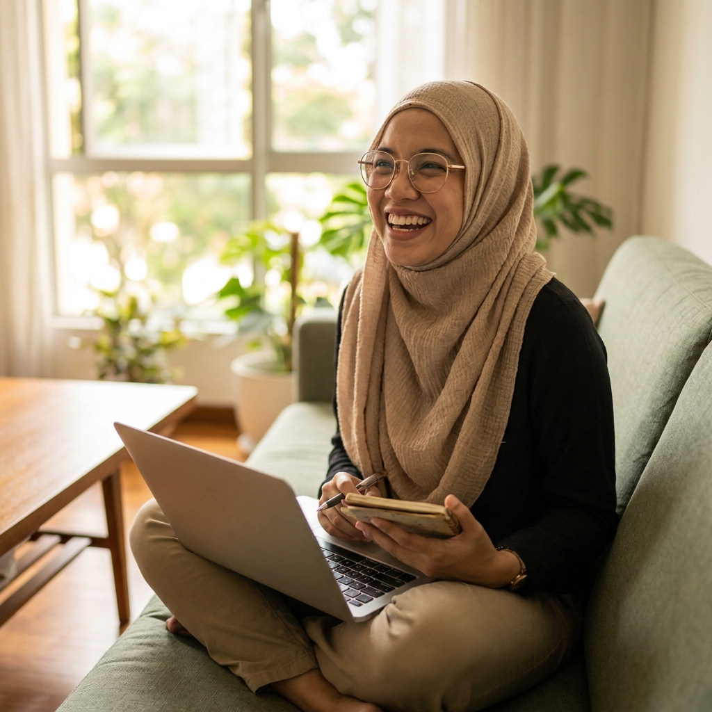 Foto profil Farah Adibah Binti Ismail, Content Creator & Reviewer Laptop di LaptopMurah