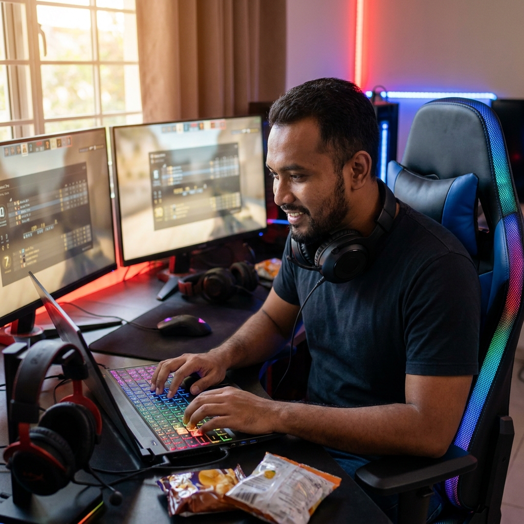 Foto profil Iskandar Razin Bin Hassan, Esports Caster & Gaming Reviewer di LaptopMurah