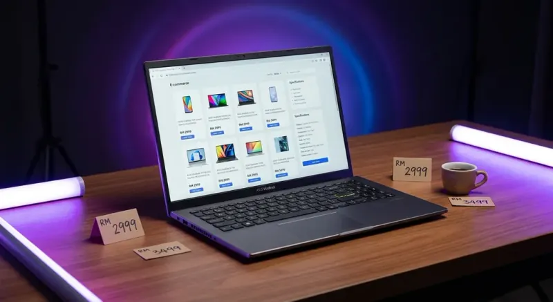 Koleksi 15 inch laptop terbaik Malaysia 2026 dengan spesifikasi tinggi