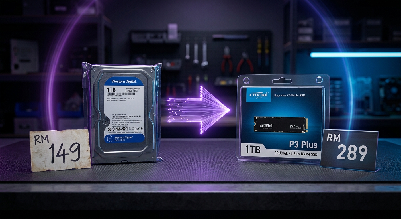Analisis biaya SSD vs HDD