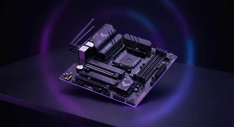 Asus Tuf Gaming B550m-Plus Wifi Ii motherboard dengan sokongan AM5 socket dan WiFi 6E