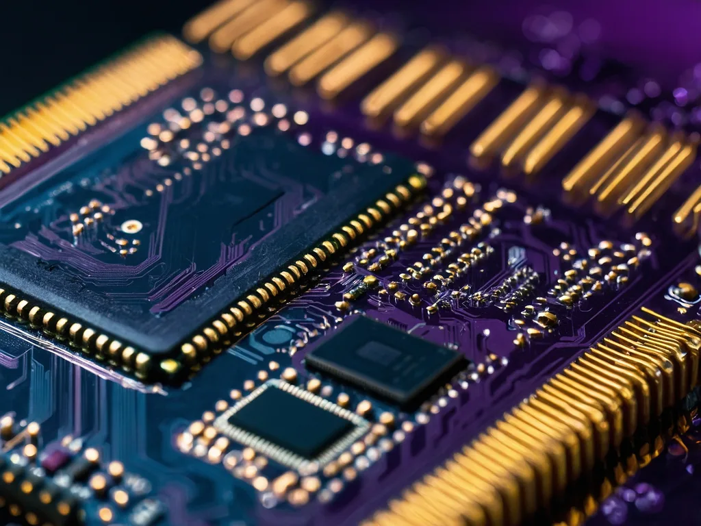 DDR5 SO-DIMM close-up 262-pin connector