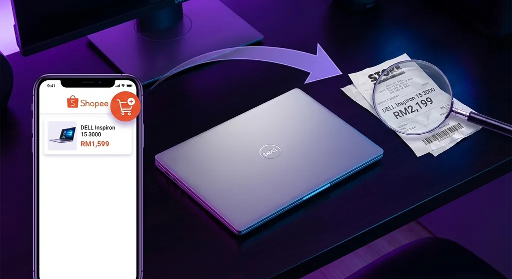 Dell Inspiron 15 3000 laptop displayed on desk showing 15-inch screen with Windows 11 interface