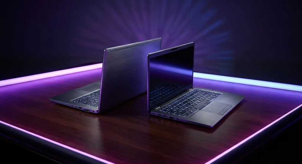 Dell Latitude laptop profesional dengan layar jernih dan keyboard ergonomis untuk kerja pejabat Malaysia