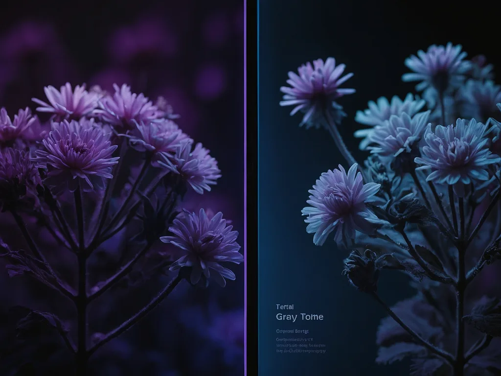 OLED FHD vs IPS QHD panel close-up dengan kontras warna perbezaan