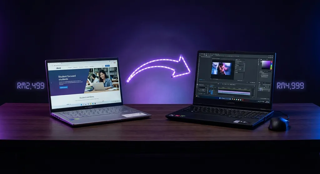 Perbandingan laptop terbaik Malaysia 2026 dengan spesifikasi dan harga