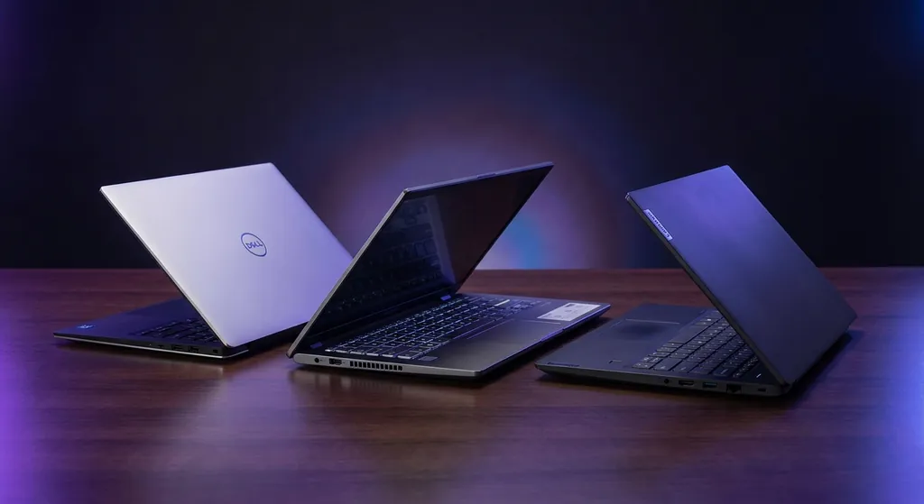 Laptop Intel Core I7 terbaru 2026 dengan layar cerah dan desain premium untuk kerja profesional dan gaming