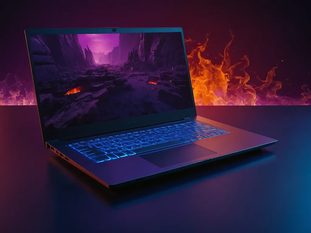 Laptop yang terlalu panas dengan kipas berputar laju, ilustrasi masalah overheat Malaysia 2026