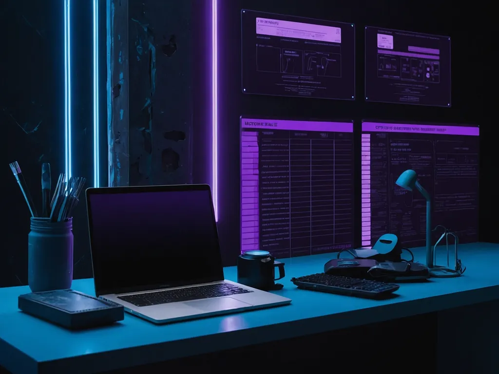 Teknisi profesional memeriksa laptop di pusat servis Kuala Lumpur