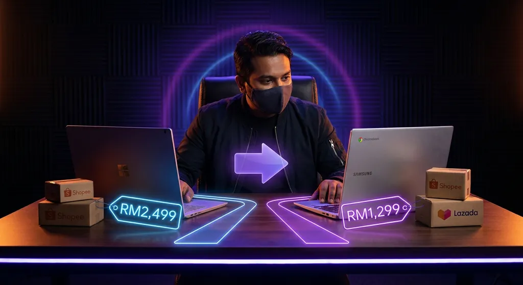 Perbandingan laptop Windows dan Chromebook dengan spesifikasi harga Malaysia