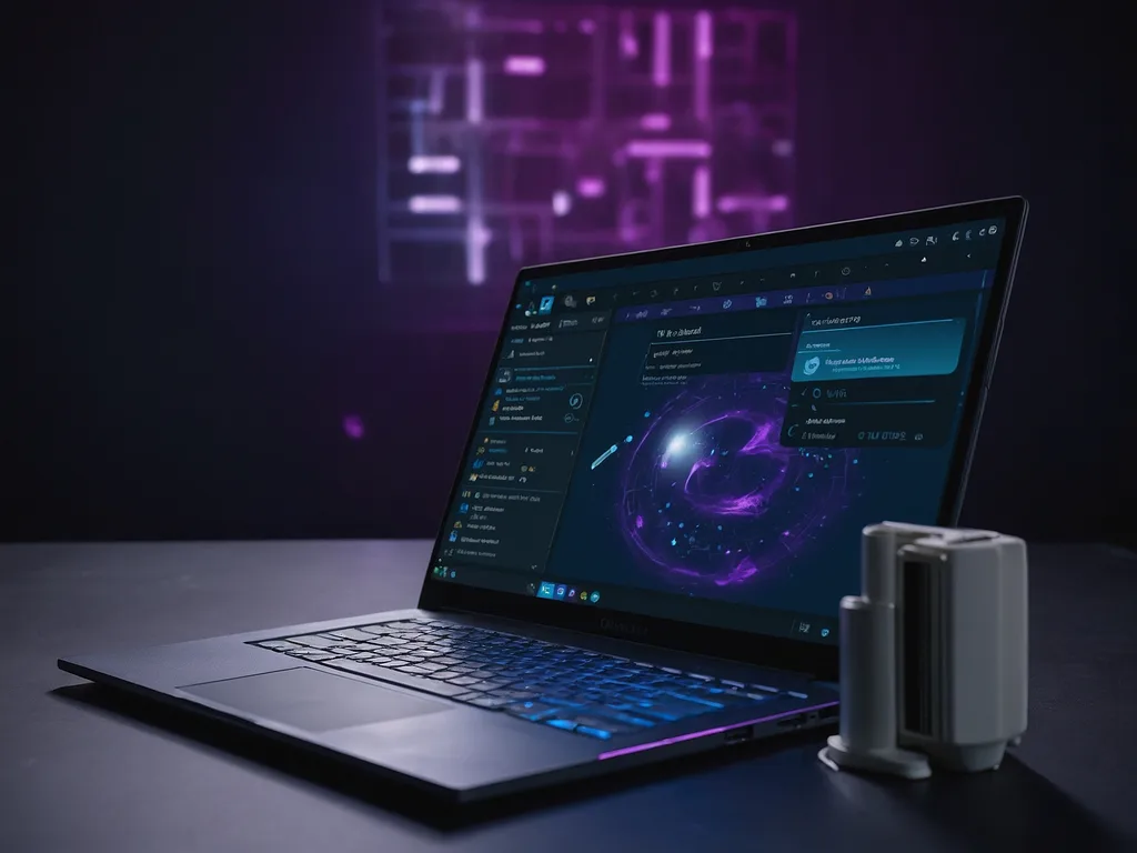 Skrin laptop menunjukkan panel tetapan rangkaian Windows 11 dengan senarai WiFi yang tersedia