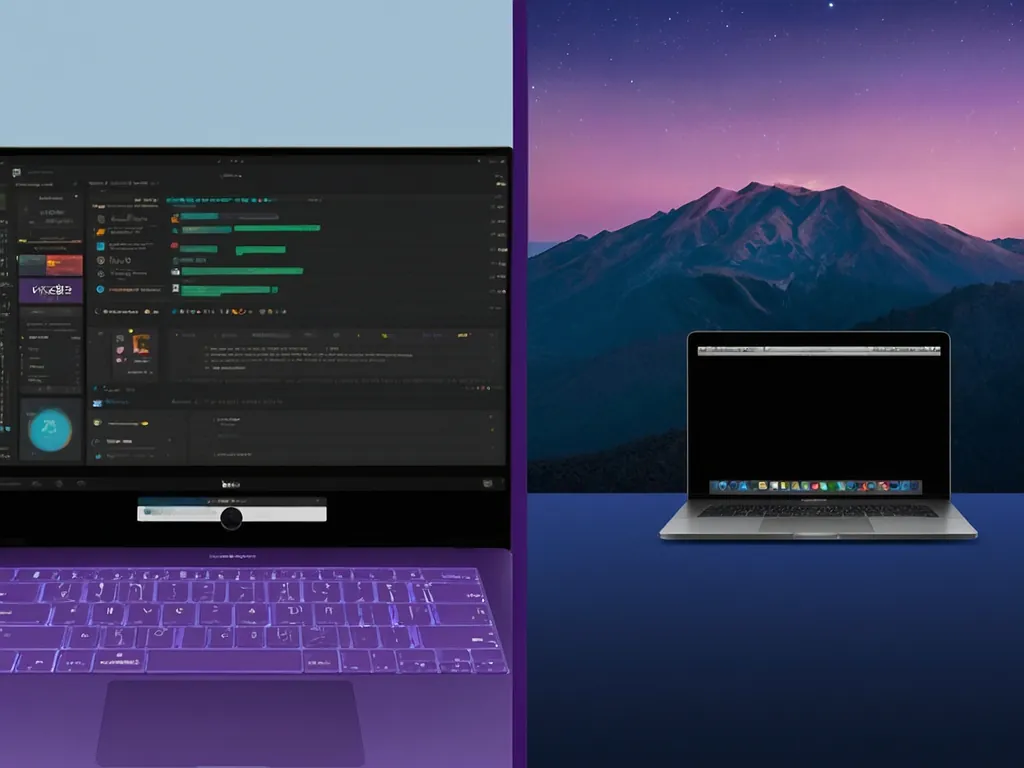 Macbook Pro M3 dengan port Thunderbolt dan skrin Retina bersinar