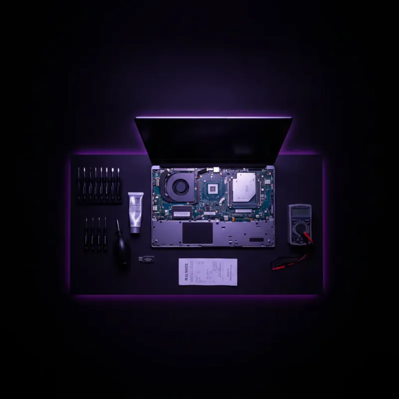 Teknik troubleshooting MSI laptop dengan alat diagnostik dan langkah perbaikan di Cambodia