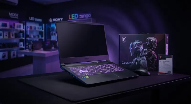 Koleksi laptop MSI Malaysia terbaru 2026 dengan layar gaming dan desain premium