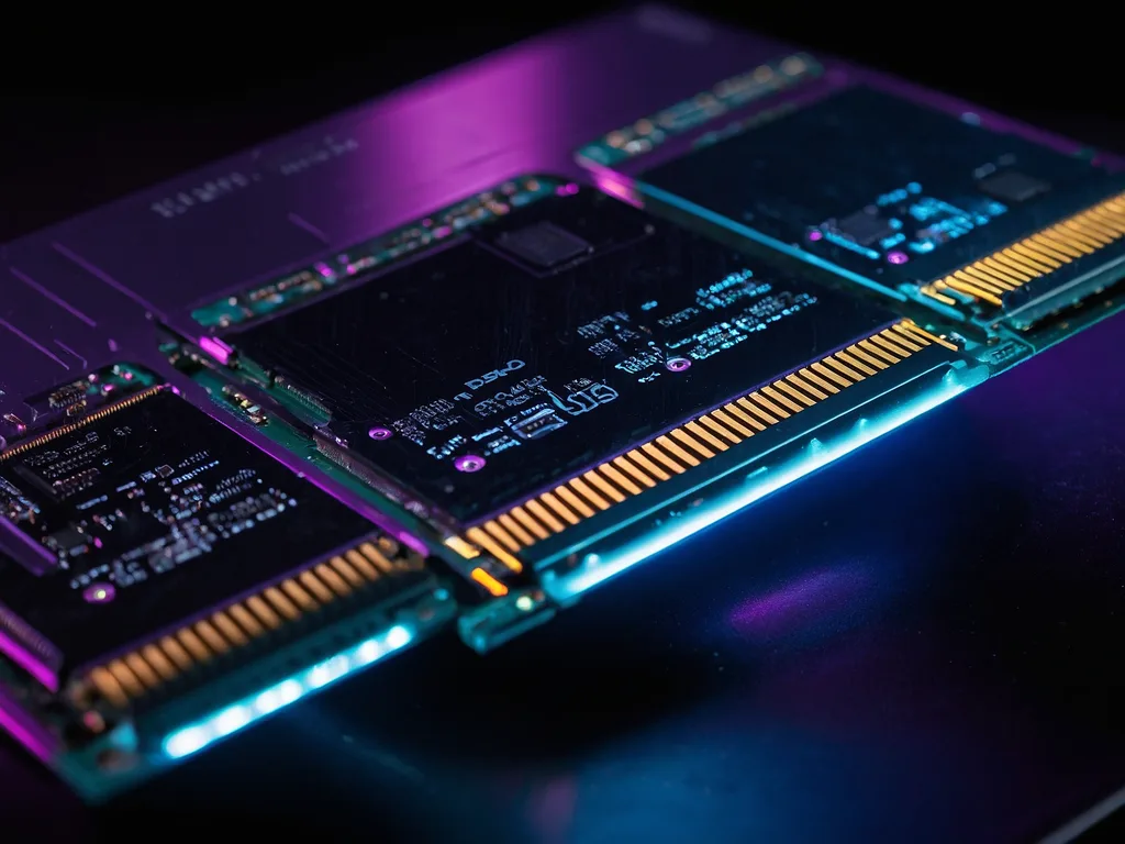 Modul RAM DDR5 dengan heat spreader dan kelajuan lebih tinggi berbanding DDR4 generasi lama