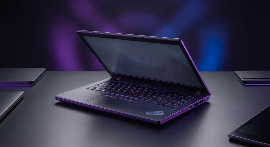 Refurbished laptop yang telah diuji dan diperbaiki dengan persijilan penuh
